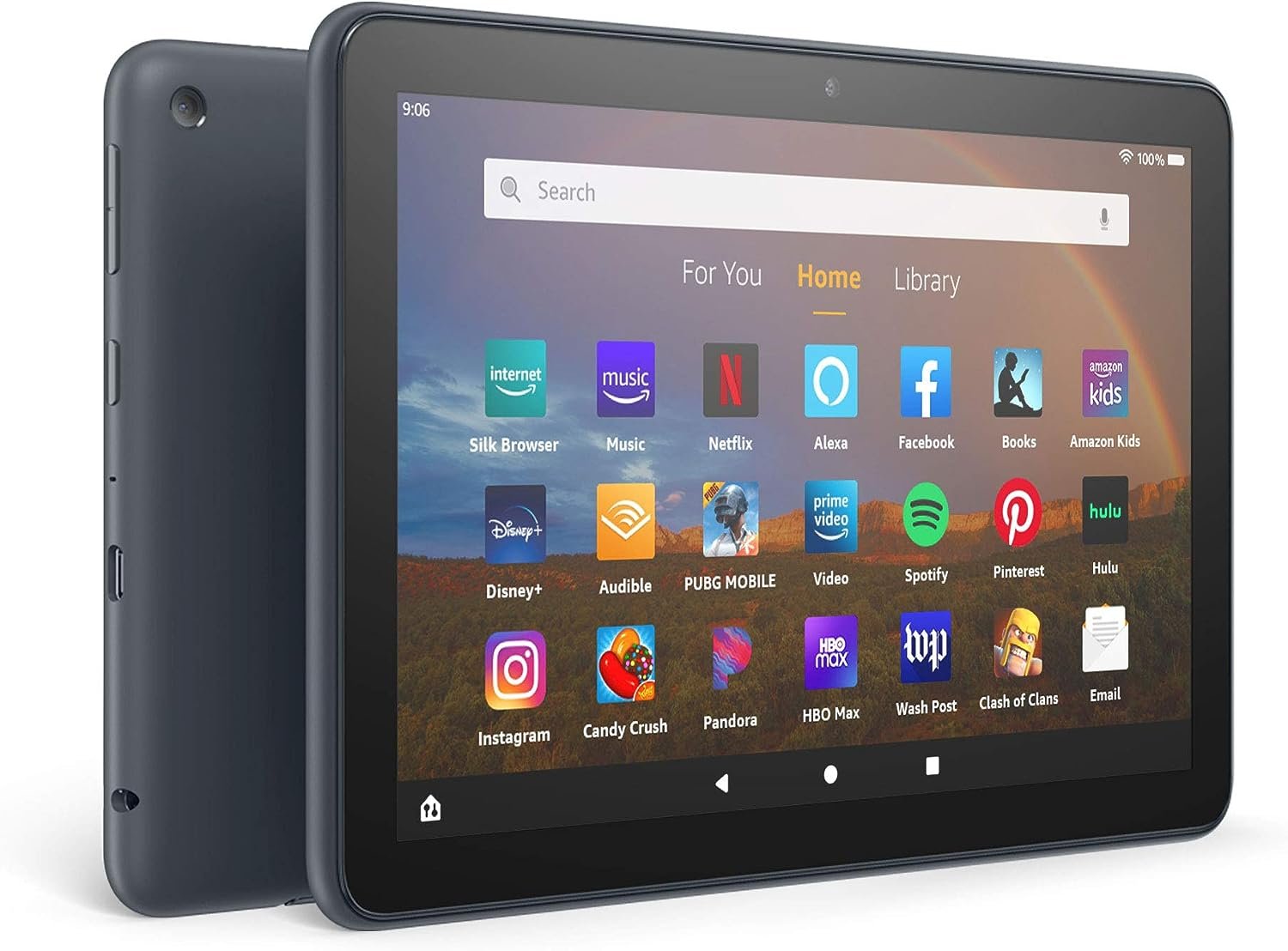 Certified Refurbished Fire HD 8 Plus tablet, HD display, 32 GB, (2020 release), our best 8" tablet for portable entertainment, Slate
