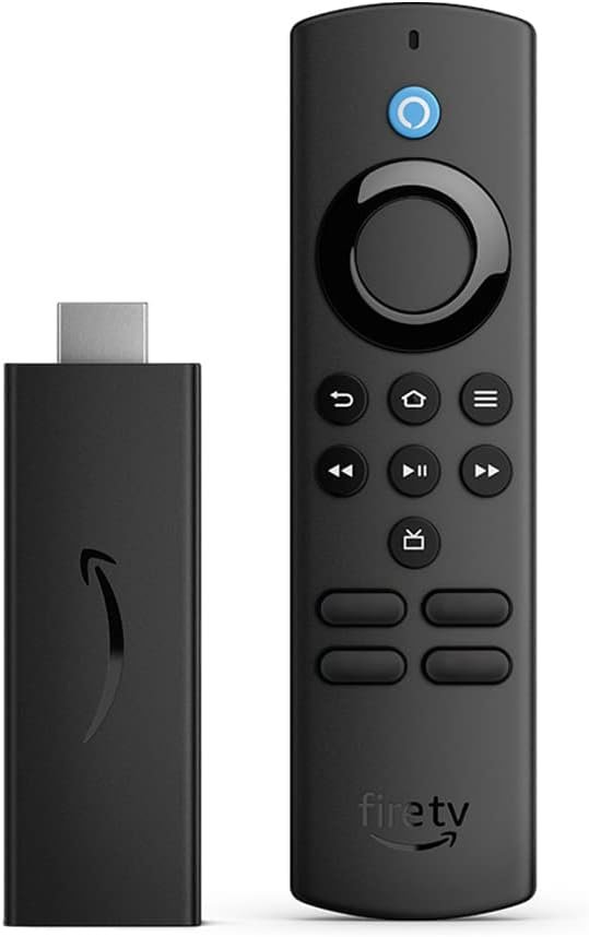 Certified Refurbished Fire TV Stick Lite, free and live TV, Alexa Voice Remote Lite, smart home controls, HD streaming