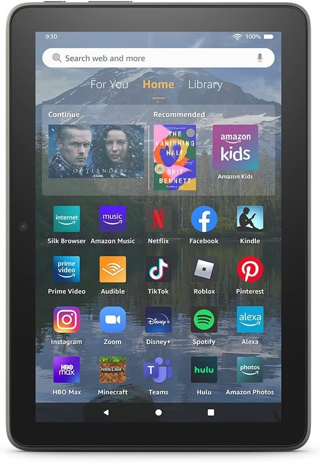 Certified Refurbished - Amazon Fire HD 8 Plus tablet, 8” HD Display, 32 GB, 30% faster processor, 3GB RAM, wireless charging, (2022 release), Gray