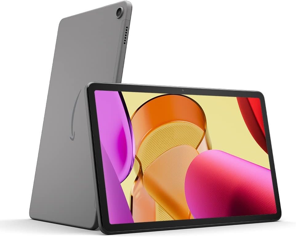 Amazon Fire Max 11, ultimate multimedia tablet with 11” vivid display, powerful octa-core processor, 4GB RAM, 14-hour battery for all-day streaming, reading, and gaming, 128 GB, Gray