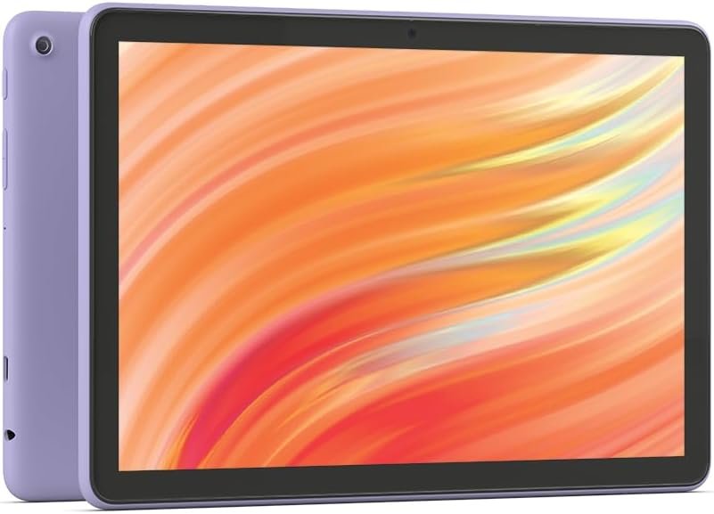 Certified Refurbished Amazon Fire HD 10 tablet, built for relaxation, 10.1" vibrant Full HD screen, octa-core processor, 3 GB RAM, latest model (2023 release), 32 GB, Lilac