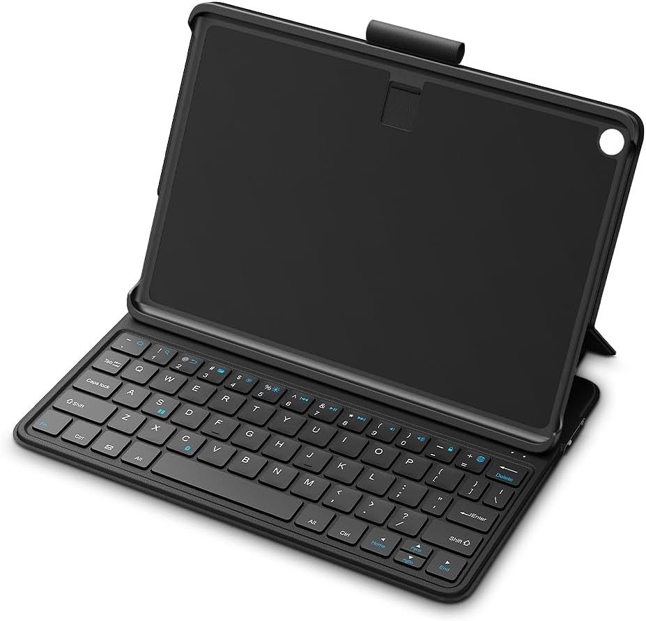 Made for Amazon Bluetooth Keyboard Case for Amazon Fire HD 10, (13th Gen, 2023 release)