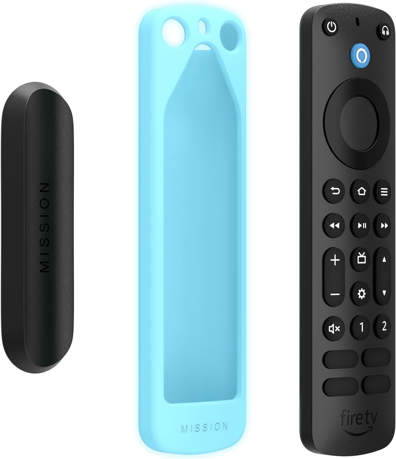 Amazon Alexa Voice Remote Pro Bundle: Includes, Amazon Alexa Voice Remote Pro | Black, and Made for Amazon Remote Cover Case | Glow in the Dark, and Made for Amazon Remote Holder | Black