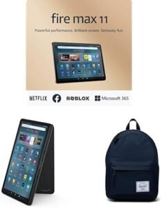 Amazon Fire Max 11 Bundle with Herschel Classic Backpack Review