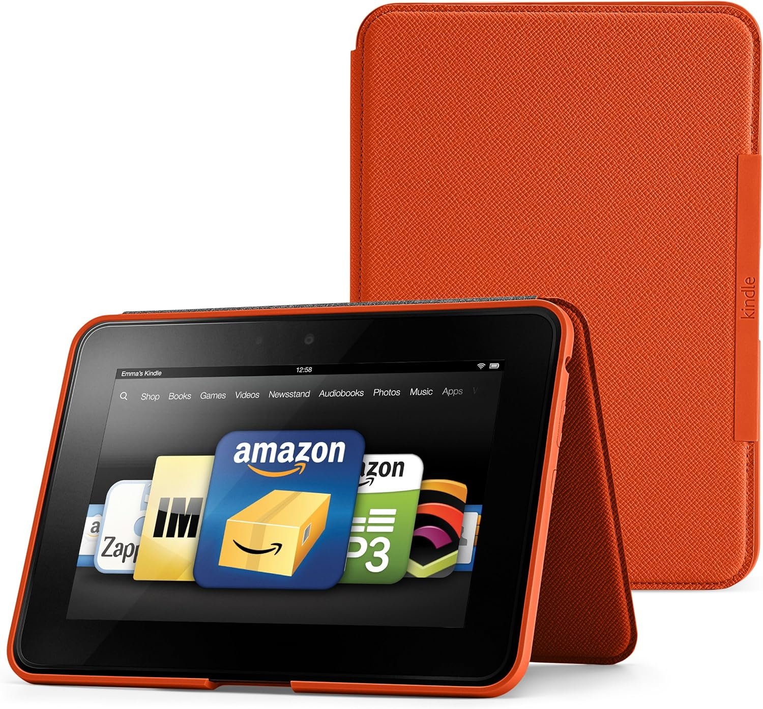 Amazon Kindle Fire HD 8.9" Standing Leather Case, Persimmon (will not fit HDX models)