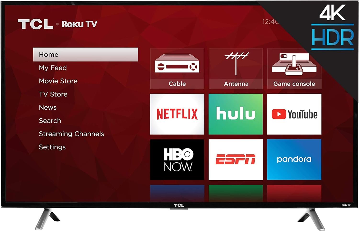 TCL 55S405 55-Inch 4K Ultra HD Roku Smart LED TV (2017 Model)