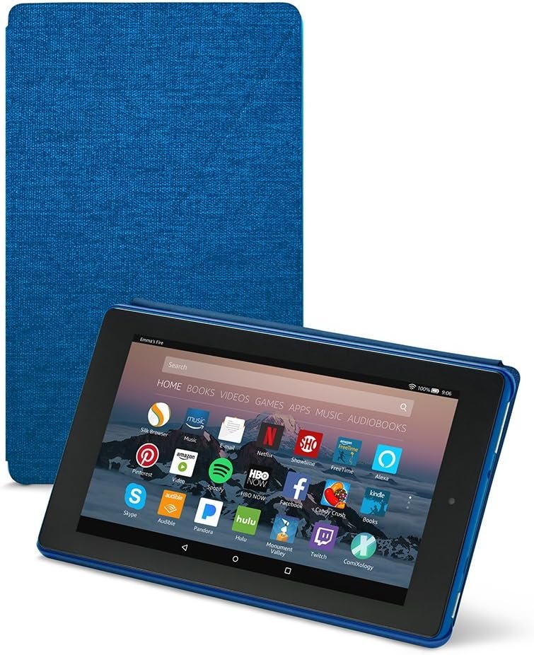 Amazon Fire 7 Tablet Case (7th Generation, 2017 Release), Marine Blue
