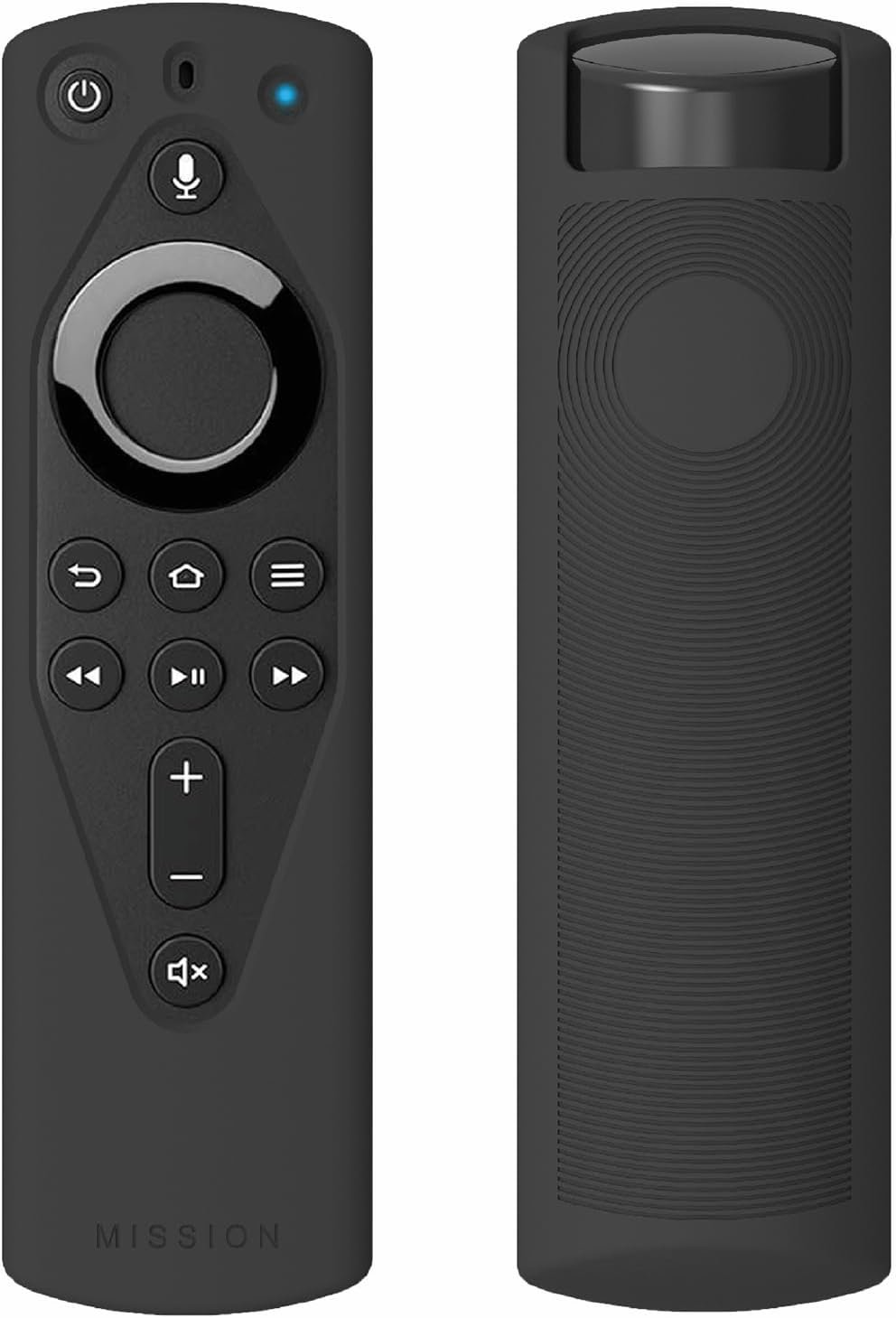 Mission Remote Case for The All-New Fire TV Voice Remote (2018 Version for Fire TV Stick 4K and Fire TV Cube) (Midnight Black)