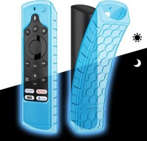 CaseBot Silicone Case for Insignia Smart HD Fire TV Voice Remote – Blue Glow | Review