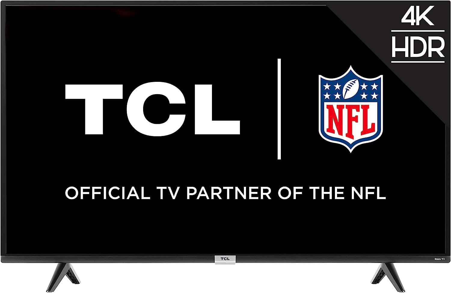 TCL 65-inch Class 4-Series 4K UHD HDR Smart Roku TV – 65S435, 2021 Model, Black