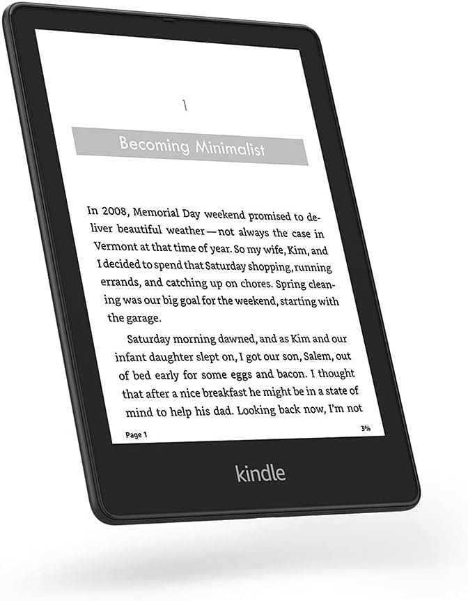 Certified Refurbished Amazon Kindle Paperwhite Signature Edition (32 GB) | With a 6.8" display, wireless charging, and auto-adjusting front light – With Lockscreen Ads | Black