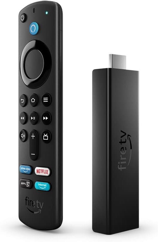 Fire TV Stick 4K Max (International Version) 4K streaming device, Wi-Fi 6, Alexa Voice Remote