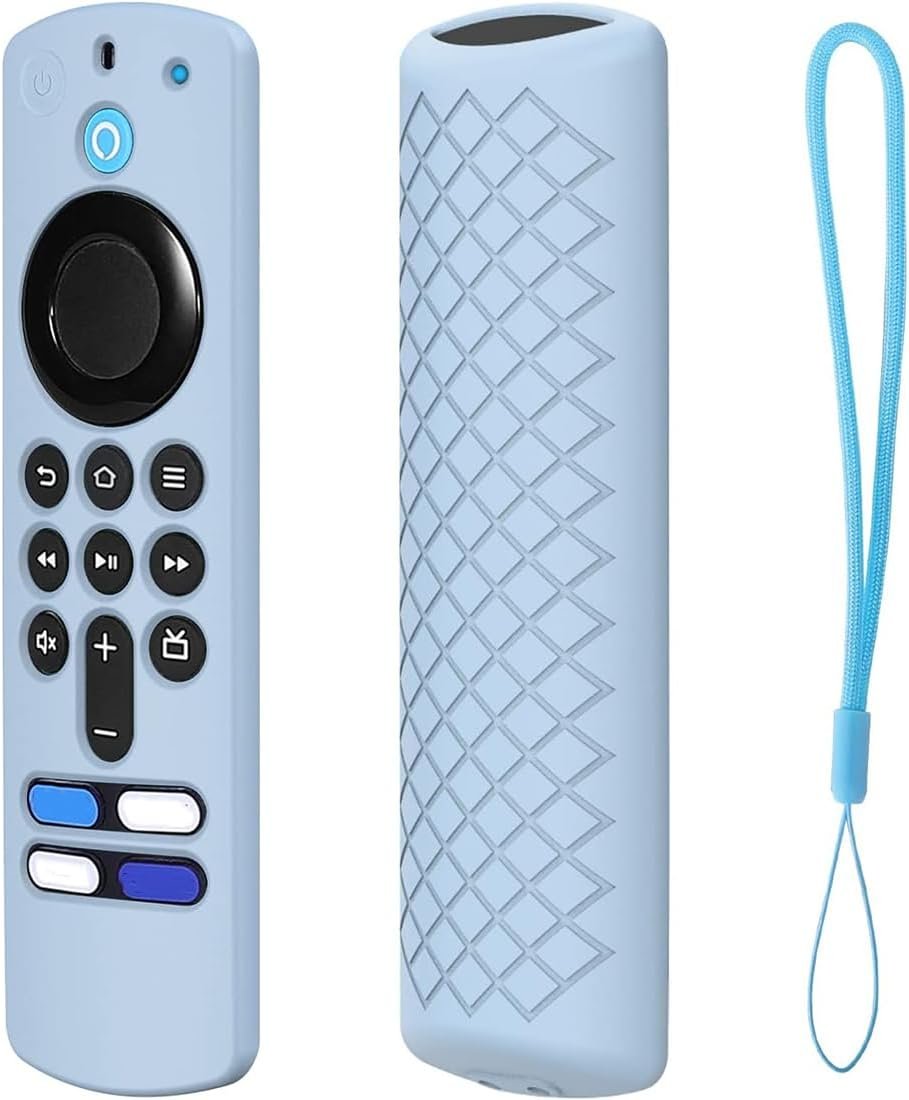 Case for Fire TV Stick 4K Max 2021 / Fire TV Stick 3rd Gen Control Remoto Case Silicone Remote Protection Cover (Blue)