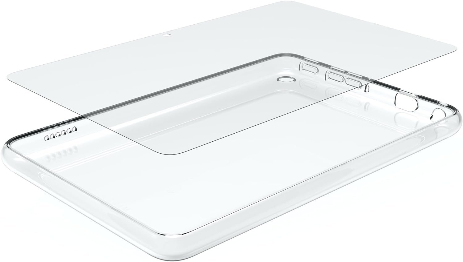 Made for Amazon Clear Case & Glass Screen Protector, for Fire HD 8 Tablet (2022 Release) | Clear