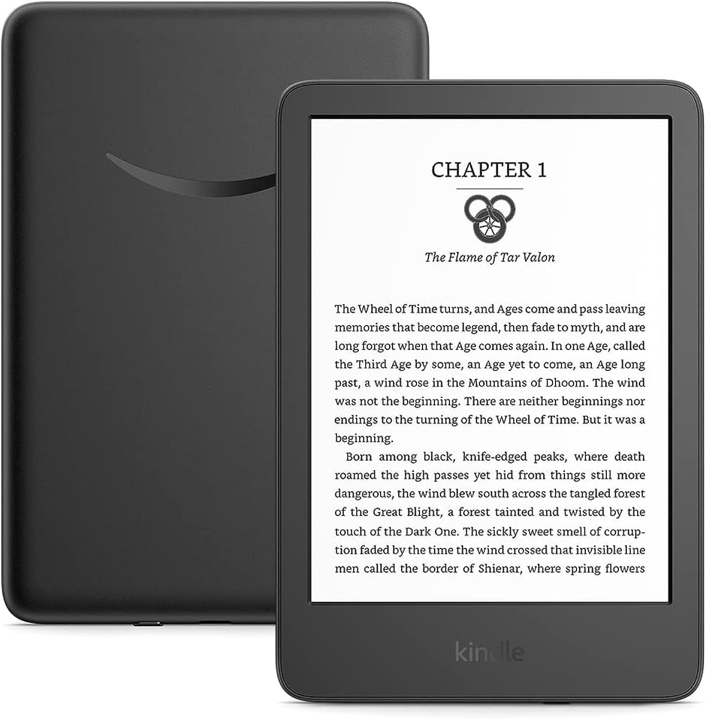 International Version – Kindle – The lightest and most compact Kindle, now with a 6” 300 ppi high-resolution display, and 2x the storage – Black