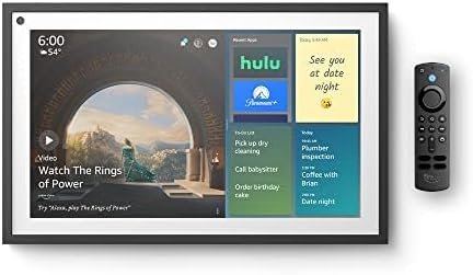 Amazon Echo Show 15 | Full HD 15.6" smart display with Alexa and Fire TV built in | Remote included