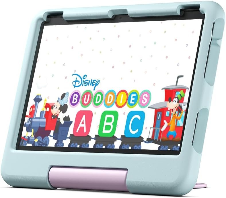 Amazon Fire HD 10 Kids tablet- 2023, ages 3-7 | Bright 10.1" HD screen with ad-free content and parental controls included, 13-hr battery, 32 GB, Disney Princess