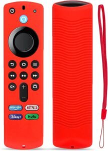 TOKERSE Firestick Remote Cover – Light Red Silicone Case