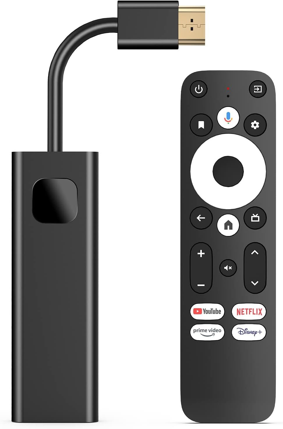 Dcolor Android TV Stick[Google Certified], 4K HD Streaming Device with Google Chromecast [16GB ROM], HDMI Streaming Stick for TV, Netflix Certified, Google Assistant[Android TV 2024 Latest]
