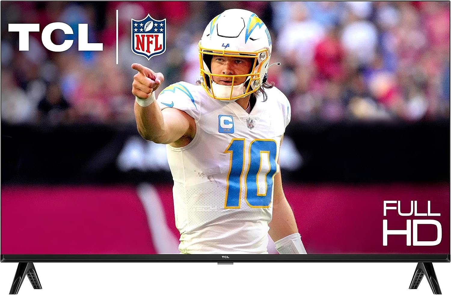 TCL 43-Inch Class S3 1080p LED Smart TV with Google TV (43S350G, 2023 Model), Google Assistant Built-in with Voice Remote, Compatible with Alexa, Streaming FHD Television,Black