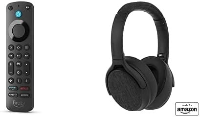 Alexa Voice Remote Pro with Made for Amazon Active Noise Cancelling Bluetooth Headset | Black