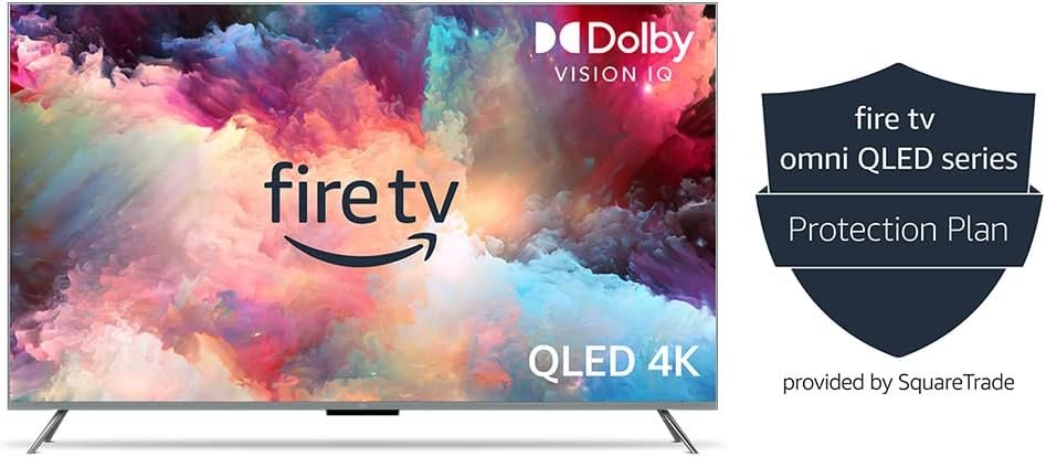 Amazon Fire TV 65" Omni QLED Series 4K UHD smart TV + 4-Year Protection Plan