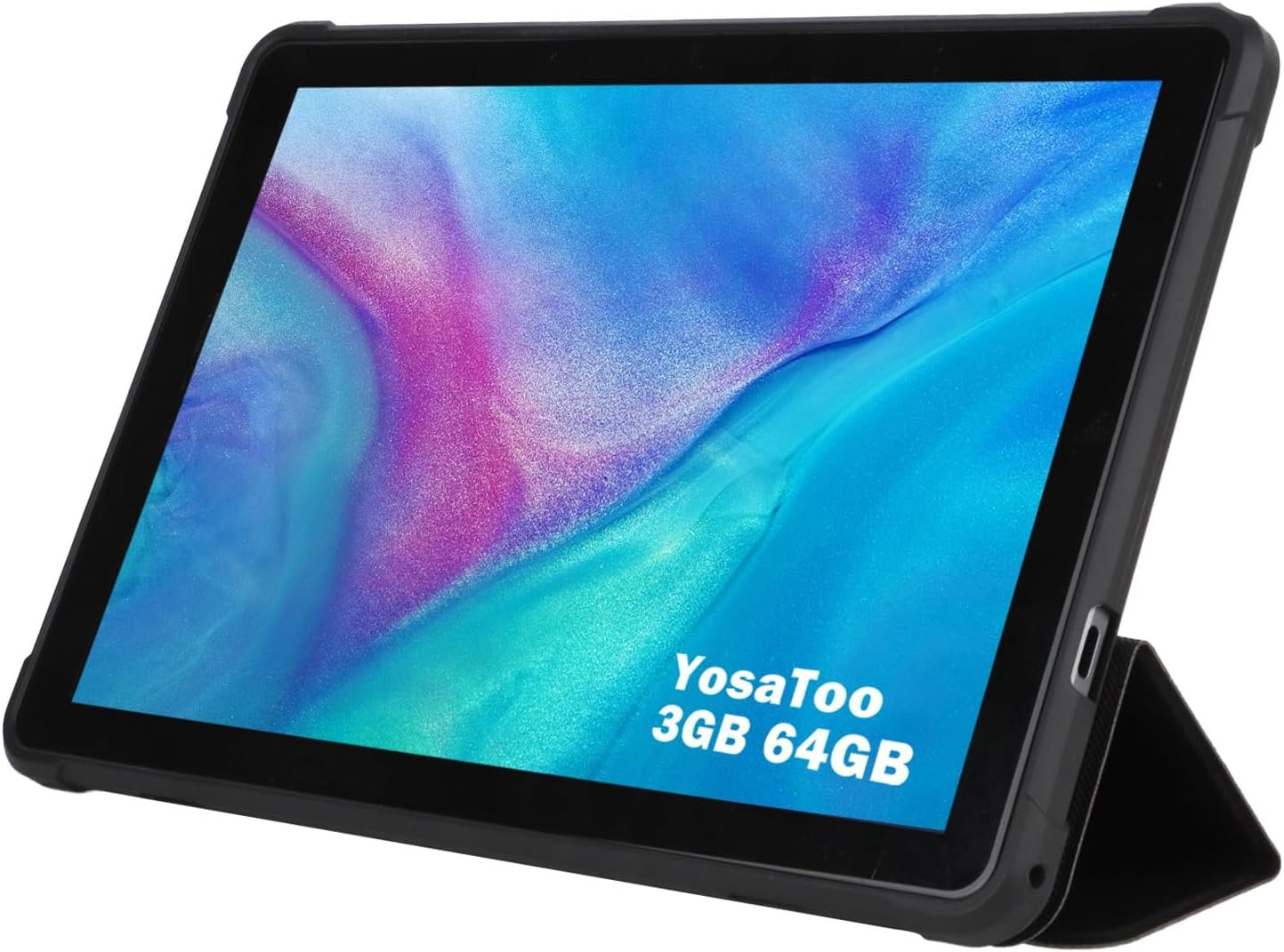 Tablet 10 inch Android Tablets, Android 11 Computer Tablet with Case Included, 3GB ram 64GB rom 512GB Expand, WiFi Tablet PC 10 inch Tablet for Streaming HD Touch Screen Dual Camera Long Battery Life