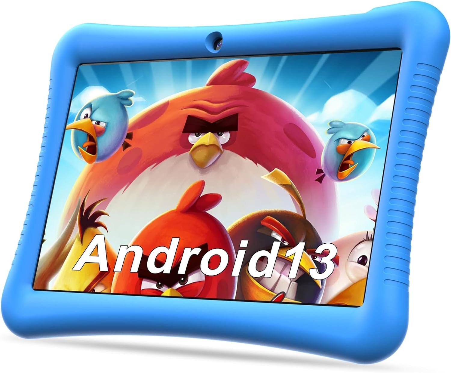 10 Inch Tablet Android 13,Gaming Tablet for Kids 6-12,Large 10.1''IPS FHD Display Tablet PC with WiFi, Dual Camera, GPS, Bluetooth, 6000mAh Battery