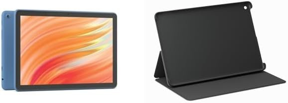 Tablet Bundle: Includes Amazon Fire HD 10 tablet, 10.1" (2023 Release) | 32 GB | Ocean & Case