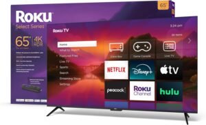 Roku Smart TV 65-Inch 4K HDR – Enhanced Streaming Experience