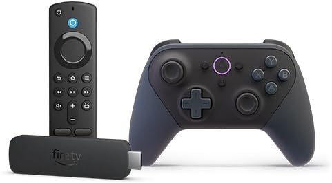 Fire TV Gaming Bundle including Fire TV Stick 4K Max streaming device and Luna Controller