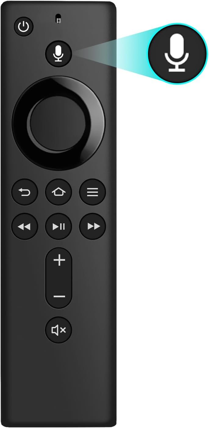 Replacement Smart TV Stick Voice Remote Control (2nd GEN) L5B83H fit for Amazon Smart TVs Stick(2nd Gen/3rd Gen),Smart TV Stick Lite 4K,Smart TV Cubes(1st Gen/2nd Gen) and 3rd Gen Smart TV