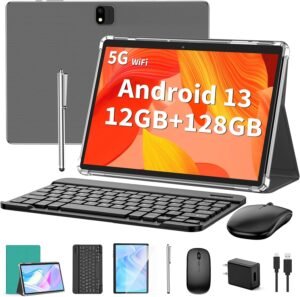 QDDQ Android Tablet with Keyboard – Ultimate Android 13 Tablet – Green