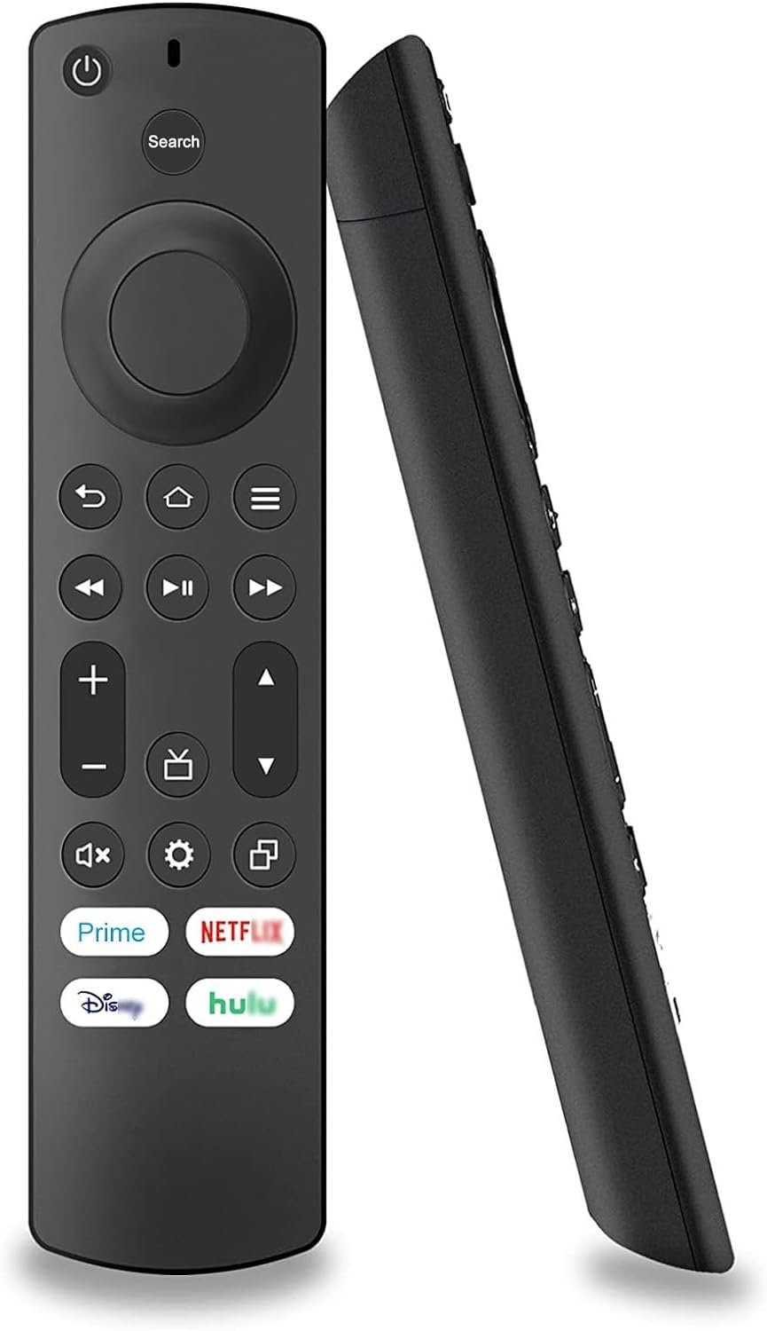 Remote Control Replacement Smart Fire TV for Insignia Toshiba Hisense, for AMZ Omni TV/AMZ 4-Series Smart TVs, NS-RCFNA-21, CT-95018, CT-RC1US-21, NS-RCFNA-19, CT-RC1US-19, CP-RC1NA-22