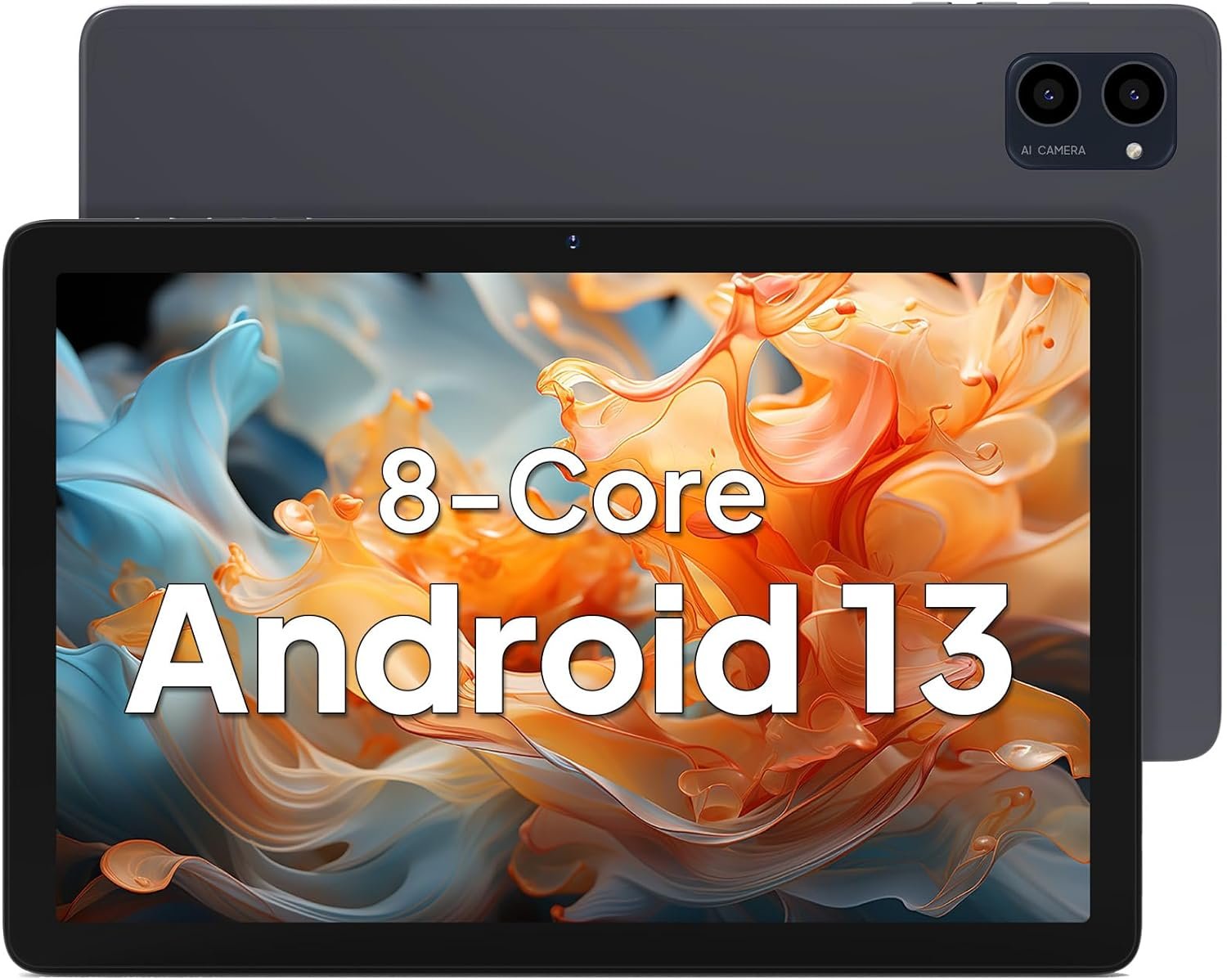 ApoloSign Android 13 Tablet,10.1 inch touch Screen Tablets, IPS Full HD Display 8-core Processor Large Storage 8(4+4GB) RAM+64GB ROM+128GB Expandable 5000mAh Battery