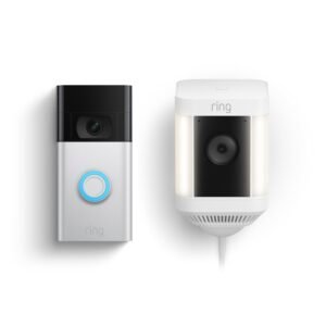 Ring Video Doorbell and Spotlight Cam Plus: Enhanced Home Security Bundle