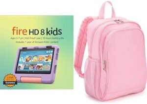 Fire HD 8 Kids Tablet 8″ HD (32 GB, Purple) Bundle – Engaging Learning Experience