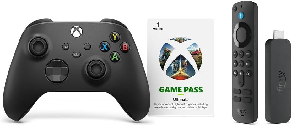 Amazon Fire TV Stick 4K with Xbox Wireless Controller