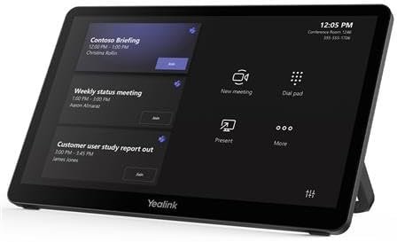 TWA Yealink Bundle of MTOUCH-Plus-EX-Package Touch Console for MVC Series Video Conferencing Room System with TWAComm Microfiber Cloth