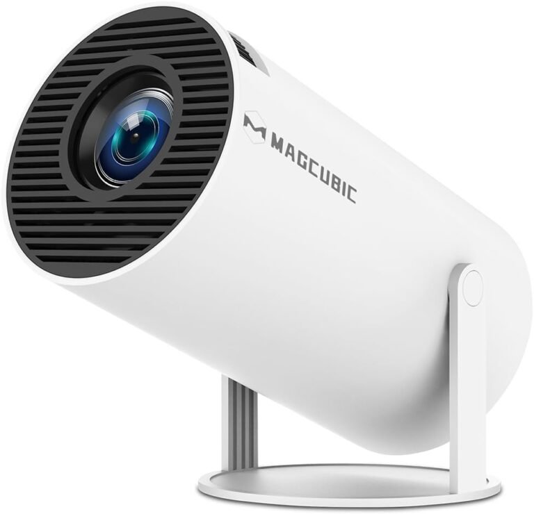 Auto Keystone Correction Portable Projector Review: 4K/200 ANSI Smart Projector with 2.4/5G WiFi