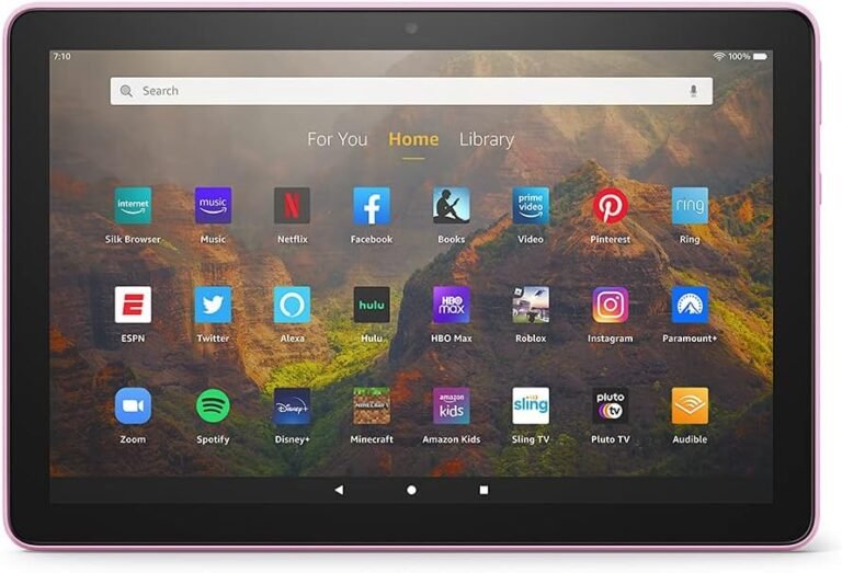 Fire HD 10 Tablet 2026: 10.1″ 1080p, 32GB, Like-New with Alexa & Appstore Support