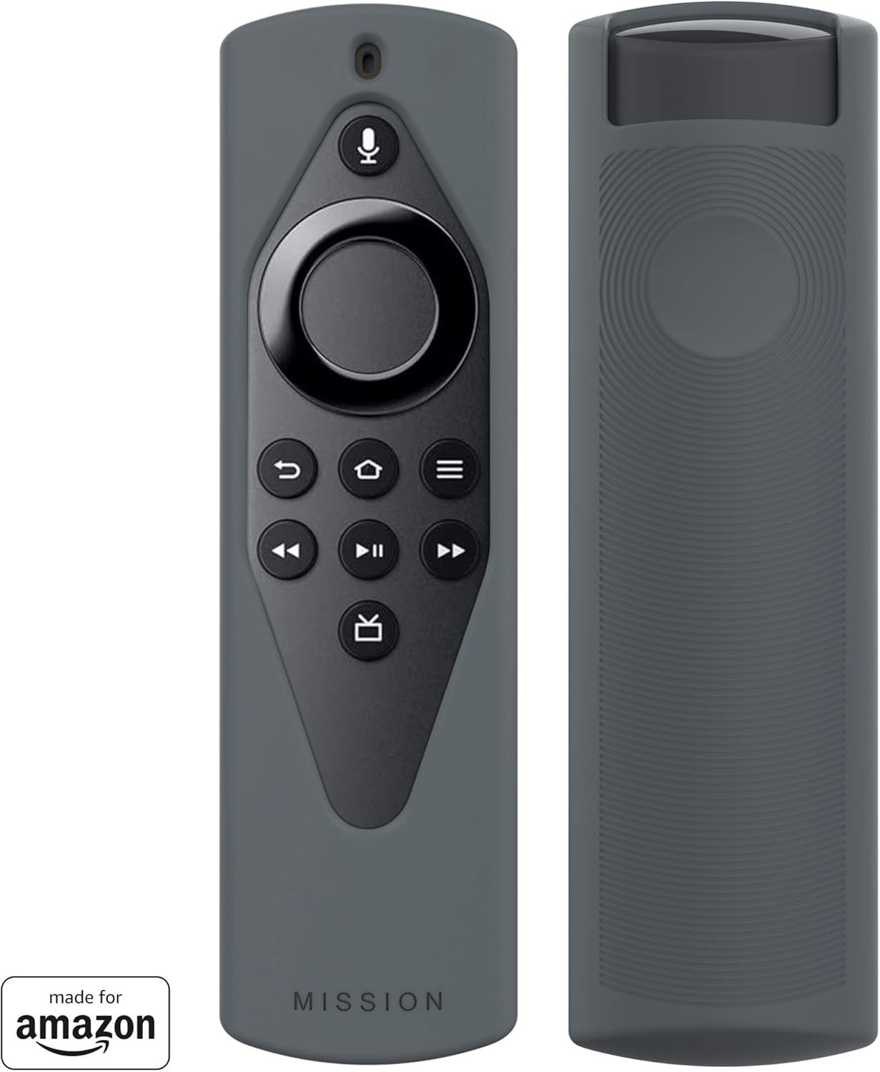 Made for Amazon Remote Cover Case, for Alexa Voice Remote Lite | Grey
