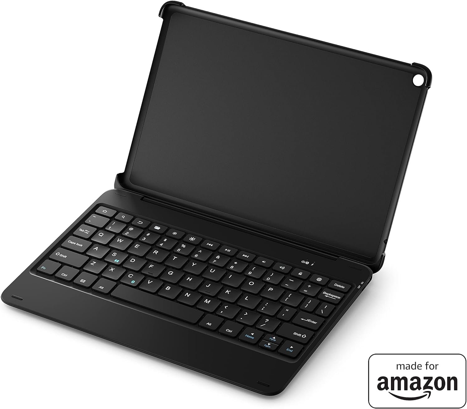 Made for Amazon Bluetooth Keyboard with detachable case in Black, for Fire HD 10 (11th Generation) 2021 release