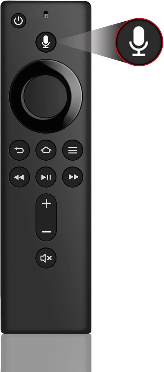 L5B83H Replacement Voice Remote Control (2nd GEN) with Volume and Power fit for Amazon 2nd Gen TV Cube, Amazon TV Stick, 1st Gen Amazon TV Cube, 3rd Gen Amazon TV and Amazon Stick 4K