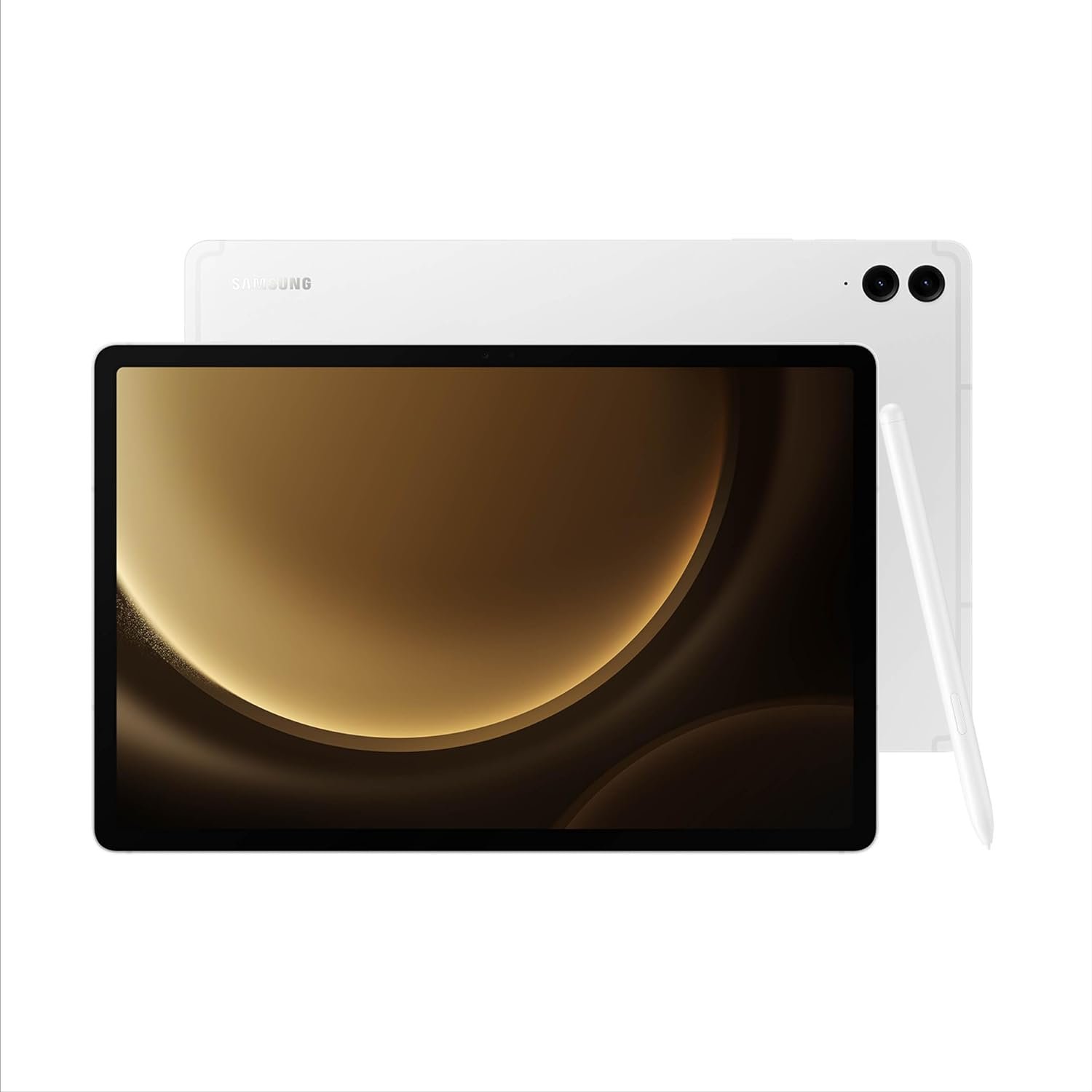 Samsung Galaxy Tab S9 FE+ Plus 12.4” 128GB Android Tablet, Long Battery Life, Powerful Processor, S Pen, 8MP Camera, Lightweight Durable Design, Expandable Storage, US Version, 2023, Silver