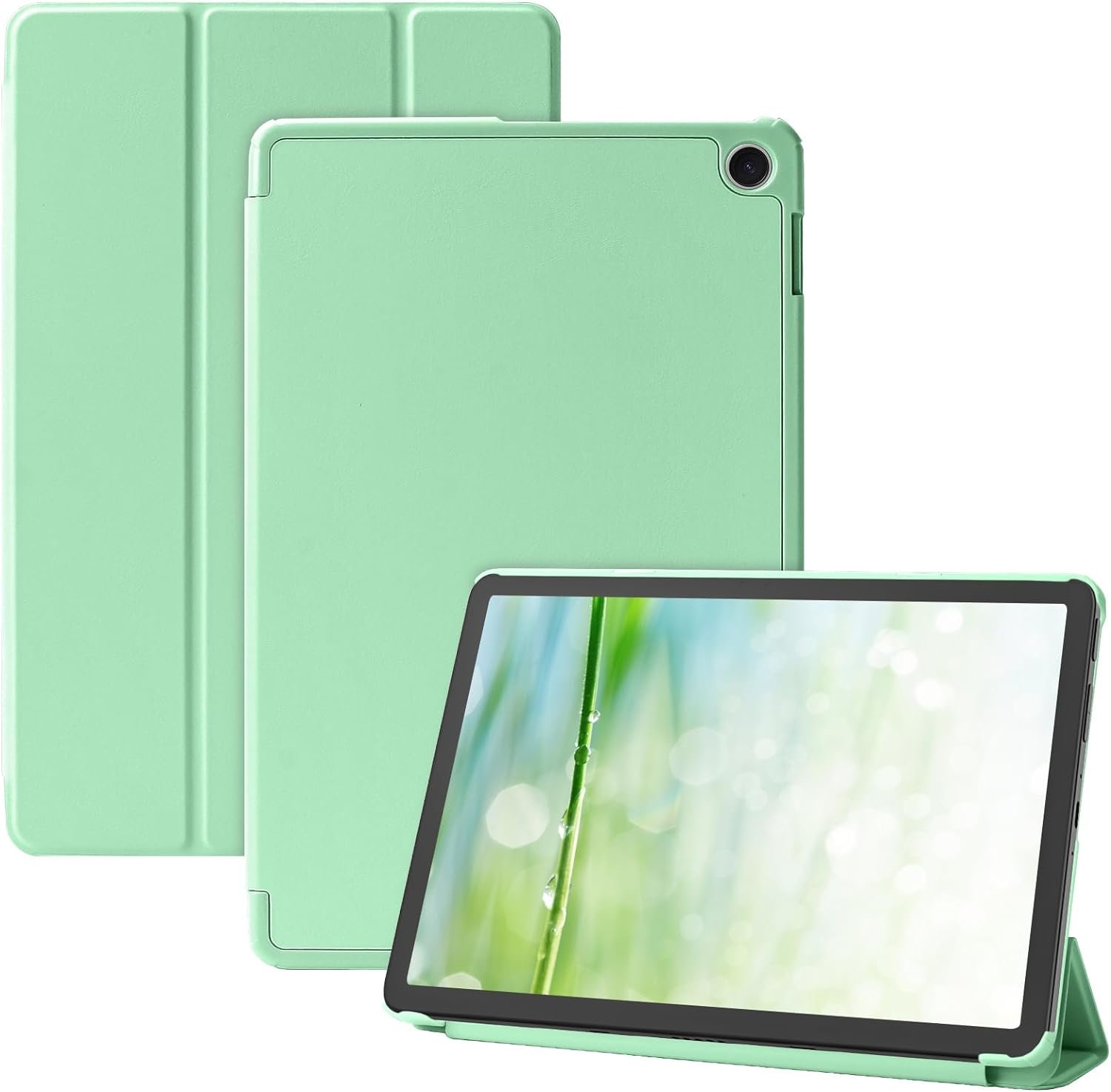 Case for Amazon Fire Max 11 Tablet (13th Generation, 2023 Release), Slim Folding Stand Smart Protective Cover with Auto Wake/Sleep for Fire Max 11 Tablet (Light Green)