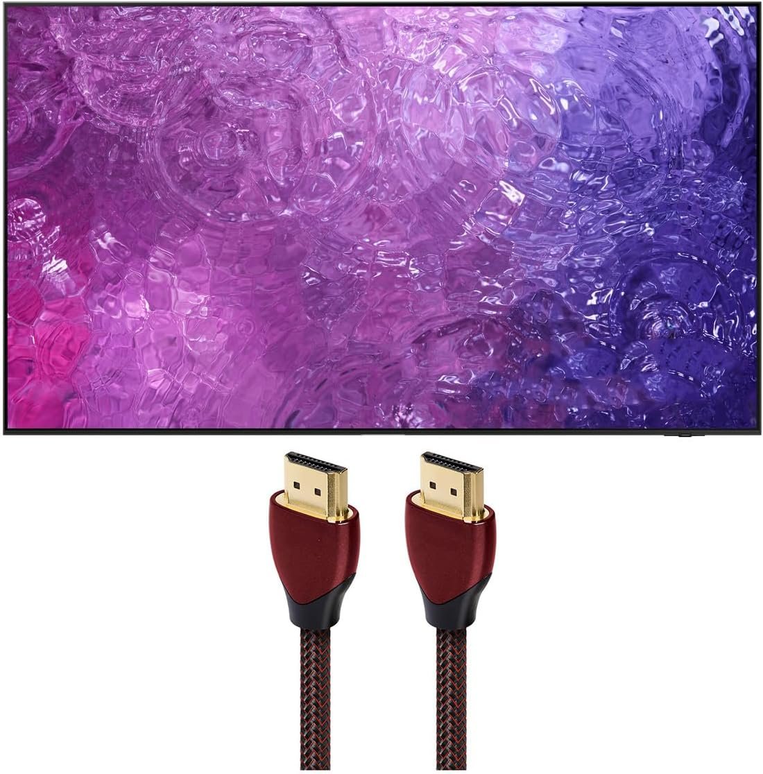 SAMSUNG QN43QN90CAFXZA 43" Neo QLED Smart TV with 4K Upscaling with a Cinnamon 48 2.25M (7.6FT) 48 Gbps 8K-10K HDMI Digital Cable (2023)