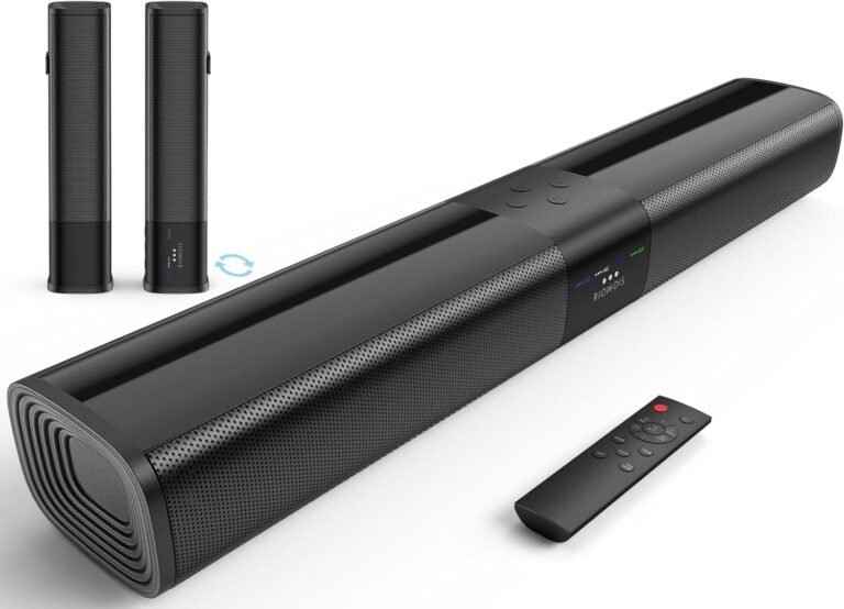 Sound Bar for Smart TV Review: 20” Detachable Soundbar with Bluetooth & HDMI-ARC Compatibility