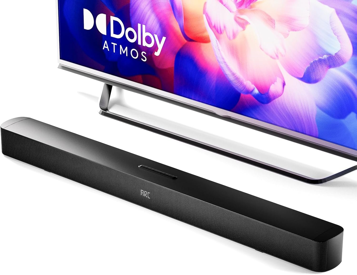 Soundbar, 2.1 ch Sound Bars for Smart TV with Dolby Atmos, Bluetooth & HDMI-ARC TV Speaker, 190W 3D Home Theater Surround Sound System, Quad Bass & Dual Full-Range Speakers, 2024 Model