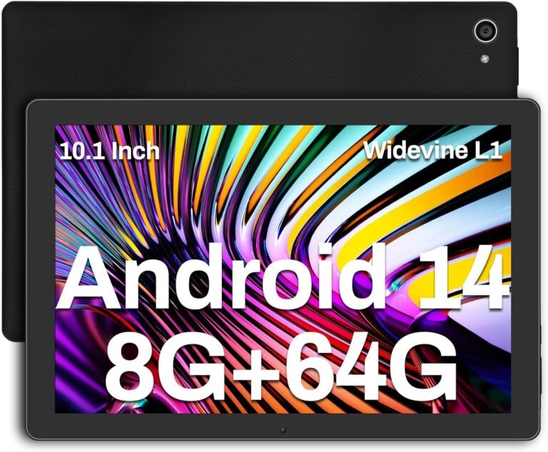 10-Inch Android Tablet Review: Android 14, 8GB RAM, Expandable Storage, and Dual Speakers